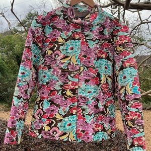 Silk Land Floral Lightweight Jacket